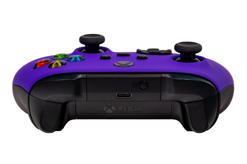 Crazy Controllerz Xbox One Series X S Custom Soft Touch Controller - Soft Touch Feel, Added Grip, Vibrant Purple Color - Compatible with Xbox One, Series X, Series S - Image 5